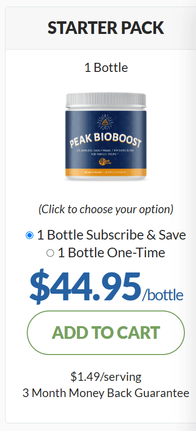 Peak BioBoost  - 1 bottle