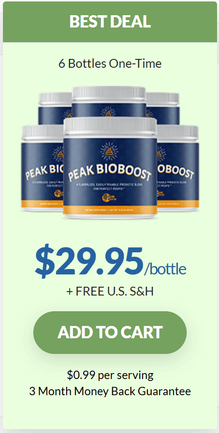 Peak BioBoost  - 6 bottle