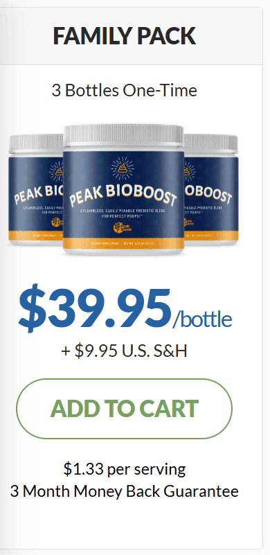 Peak BioBoost  - 3 bottle